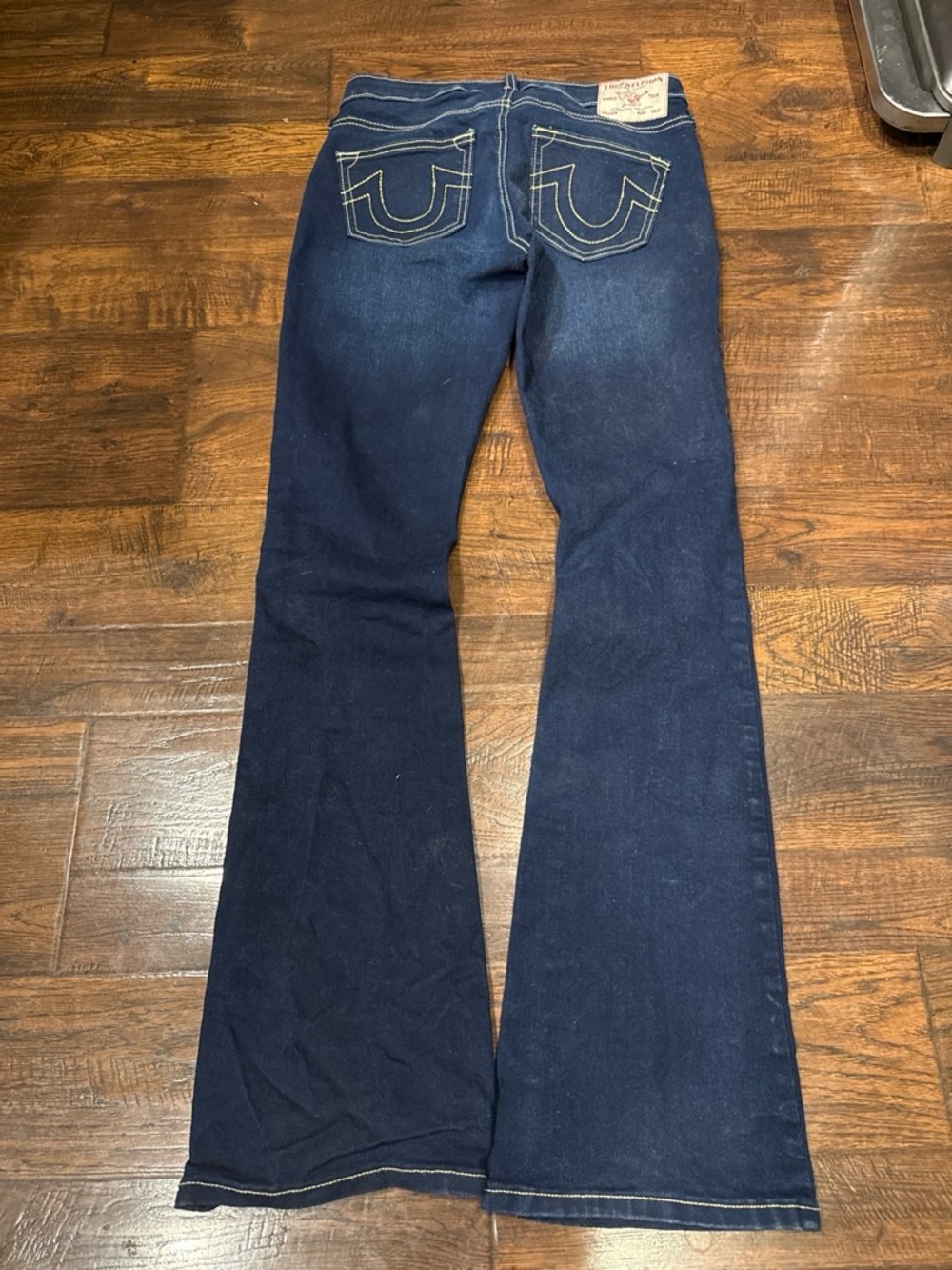 True Religion Women's Dark Blue Flared Jeans - Picture 2 of 5